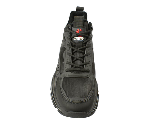 Ghete sport, barbati, OTTER, V270006A negru, piele naturala