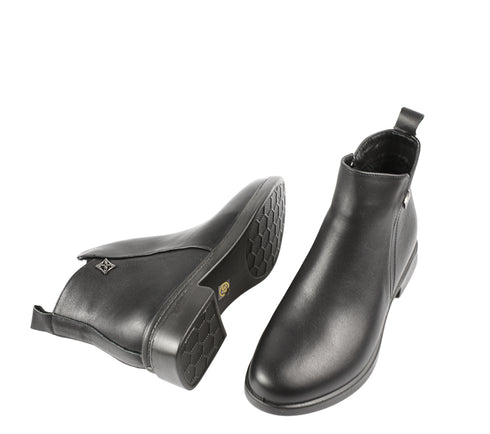 Ghete elegante, dama, FORMAZIONE, 9630 negru, piele naturala