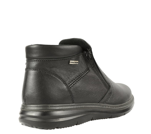 Ghete casual, barbati, IMAC, 851348 negru, piele naturala