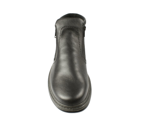 Ghete casual, barbati, IMAC, 851348 negru, piele naturala