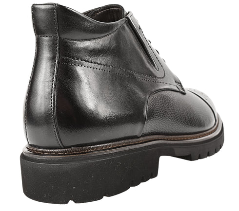 Ghete sport, barbati, CARIBU by OTTER, KD1-971-3A negru, piele naturala