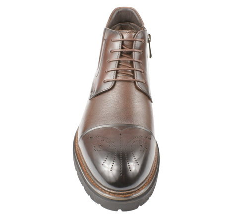 Ghete sport, barbati, CARIBU by OTTER, KD1-971-3B maro, piele naturala