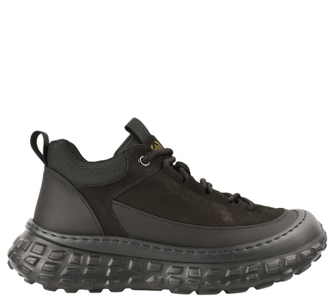 Ghete sport, barbati, FRANCO GERARDO, 6025 negru, piele naturala