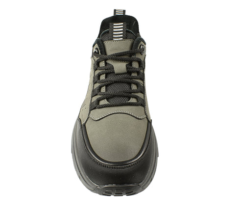 Ghete sport, barbati, GALLOP, E90002, gri, piele naturala