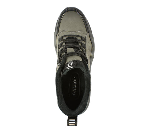 Ghete sport, barbati, GALLOP, E90002, gri, piele naturala