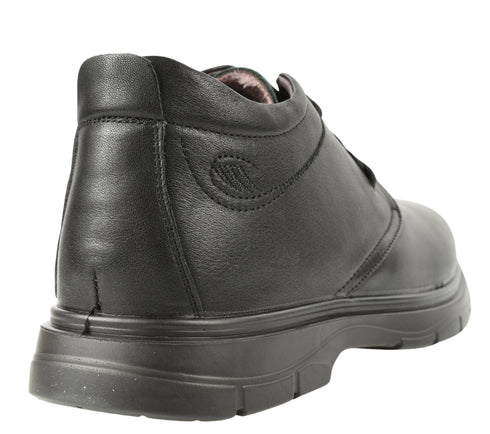 Ghete elegante, barbati, MELS, 133M98 negru, piele naturala