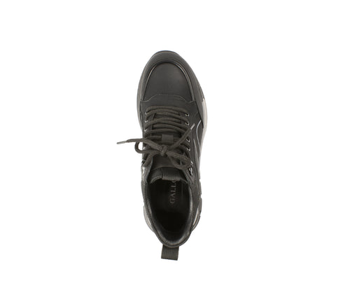 Ghete sport, barbati, GALLOP, E90003, negru, piele naturala