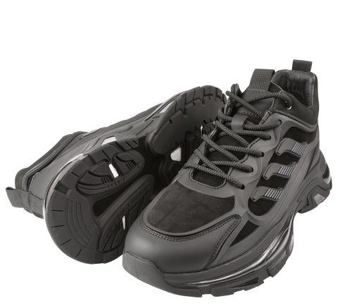 Pantofi sport, barbati, OTTER, WG50034B negru, textil