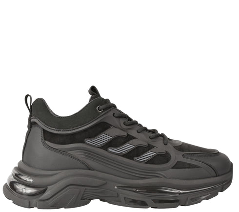 Pantofi sport, barbati, OTTER, WG50034B negru, textil