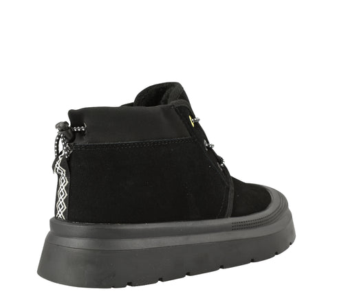 Ghete casual, dama, FEELING, UG-1 negru, piele intoarsa