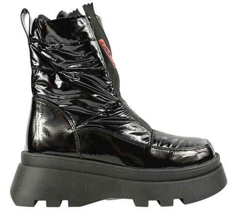 Ghete casual, dama, FEELING, 9917 negru, piele ecologica