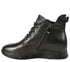 Ghete casual, dama, STEPHANO, 208969-1 negru, piele naturala, toc
