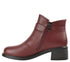 Ghete casual, dama, FORMAZIONE, 2915Q07 bordo, piele naturala