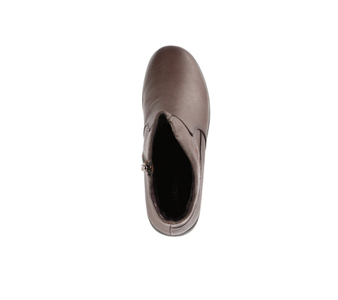Ghete casual, dama, STEPHANO, 3520 bordo, piele naturala