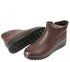 Ghete casual, dama, STEPHANO, 3520 bordo, piele naturala