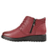 Ghete casual, dama, STEPHANO, 3521 bordo, piele naturala