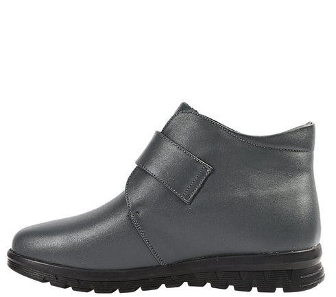 Ghete casual, dama, GALLOP, 58027-1 gri, piele naturala