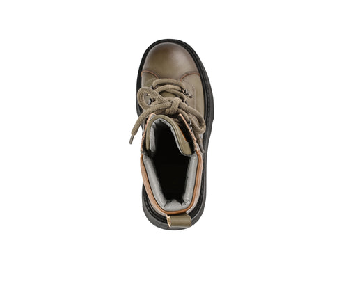 Bocanci casual, dama, FORMAZIONE, 622994 gri, piele naturala