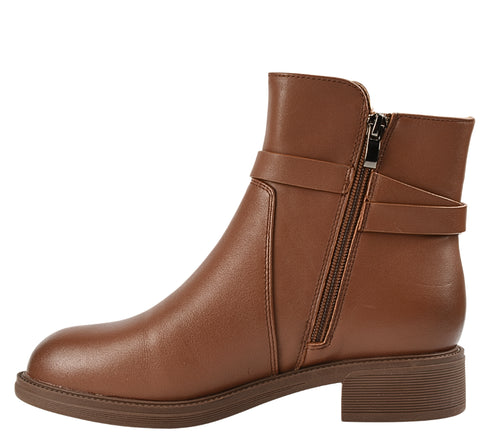 Ghete casual, dama, FORMAZIONE, 9570 maro, piele naturala