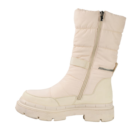 Ghete casual, dama, FRANCO GERARDO, X133 bej, textil