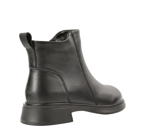 Ghete casual, dama, FORMAZIONE, M5295 negru, piele naturala