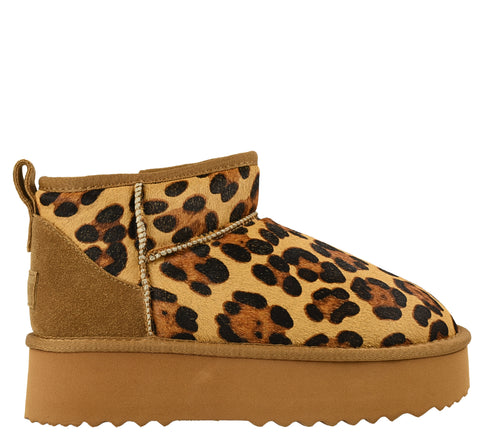 Ghete sport, dama, ANNA VIOTTI, D113-MORES, camel, piele intoarsa