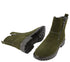Ghete casual, dama, FORMAZIONE, 3918H03 verde, piele intoarsa