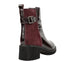 Ghete casual, dama, FORMAZIONE, 1026 bordo, piele lacuita, cu toc