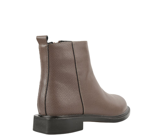 Ghete elegante, dama, FORMAZIONE, 11520-56 maro, piele naturala, cu toc