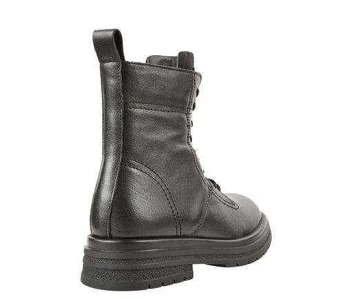 Ghete casual, dama, FORMAZIONE, 20291 negru, piele naturala