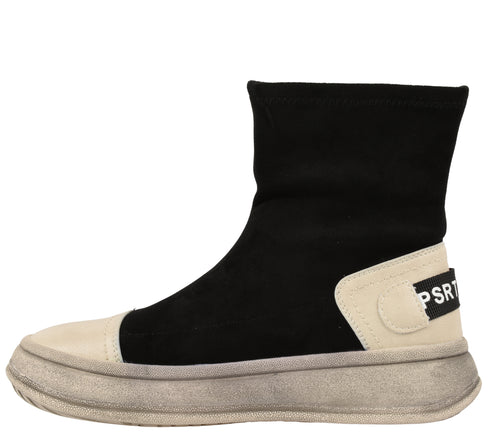 Ghete sport, dama, FORMAZIONE, 202 negru, piele intoarsa