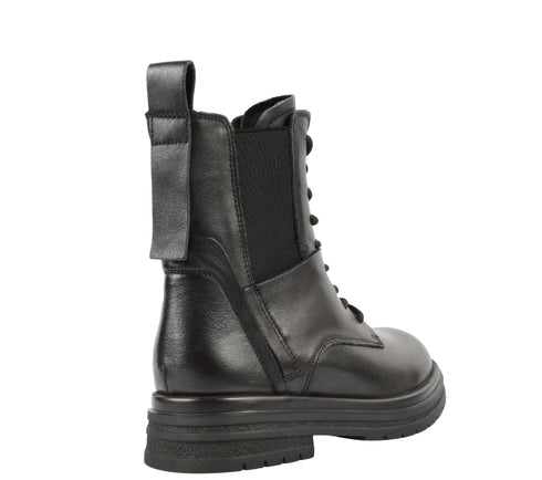 Ghete casual, dama, FORMAZIONE, 20292 negru, piele naturala