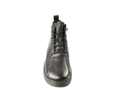 Ghete casual, dama, FORMAZIONE, 5512 negru, piele naturala