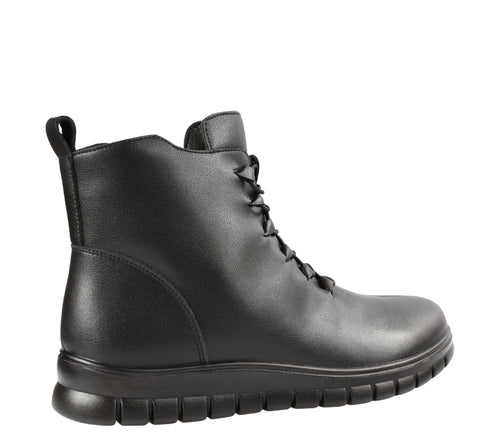 Ghete elegante, dama, PASS COLLECTION, M570011D negru, piele naturala