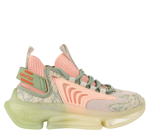 Pantofi sport, dama, GRYXX, 21016A roz, textil