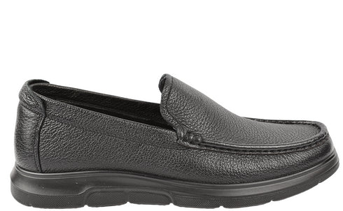  Pantofi casual, barbati, MELS, J17 negru, piele naturala