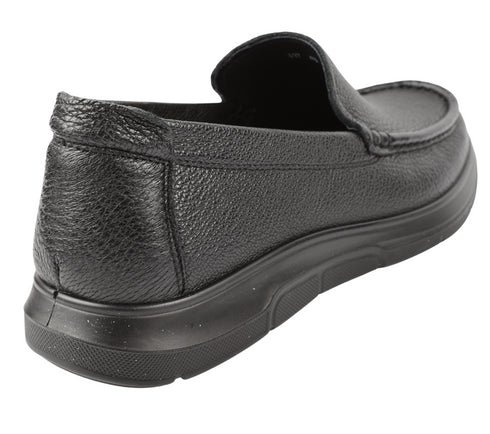  Pantofi casual, barbati, MELS, J17 negru, piele naturala