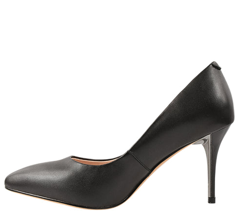 Pantofi eleganti, dama, EPICA, JI80023B negru, piele naturala, toc