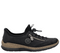 Pantofi sport, dama, RIEKER MemoSoft, N3267-01 negru, piele ecologica