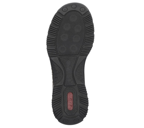 Pantofi sport, dama, RIEKER MemoSoft, N3267-01 negru, piele ecologica