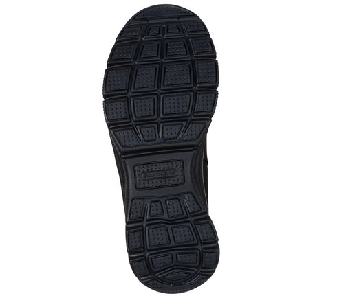 Ghete sport, dama, SKECHERS EASY GOING - INTO FALL 168031-BLK negru, piele ecologica