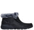 Ghete sport, dama, SKECHERS GLACIAL ULTRA - COZY GETAWAY 144221-BBK negru, piele ecologica