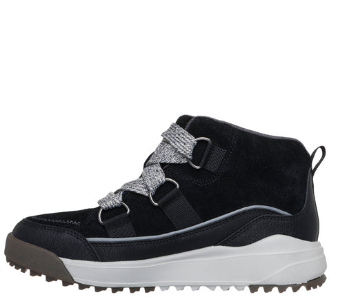 Ghete sport, dama, SKECHERS YANA - COLLINS LANDING 180320-BLK negru, piele ecologica