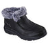 Ghete sport, dama, SKECHERS GLACIAL ULTRA - COZY GETAWAY 144221-BBK negru, piele ecologica