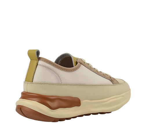 Pantofi sport, dama, FRANCO GERARDO, 18001-3, galben, piele naturala