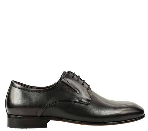 Pantofi eleganti, barbati, CARIBU by OTTER, 3MKD1-16-6A negru, piele naturala