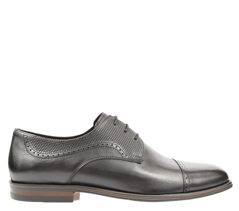 Pantofi eleganti, barbati, CARIBU by OTTER, 3MA0060 negru, piele naturala