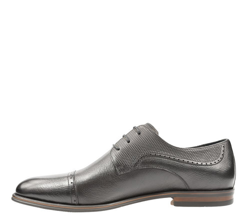 Pantofi eleganti, barbati, CARIBU by OTTER, 3MA0060 negru, piele naturala