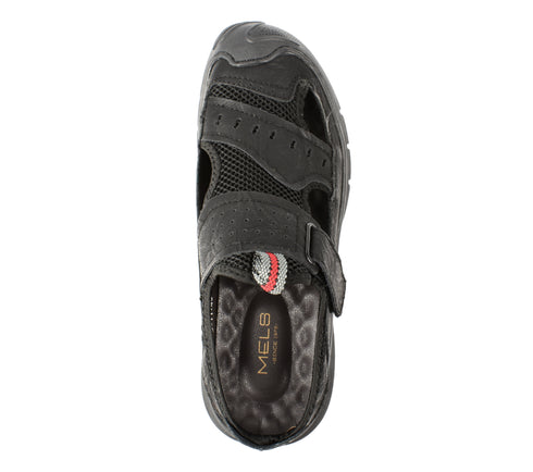 Pantofi casual, barbati, MELS, 2311 negru, piele naturala