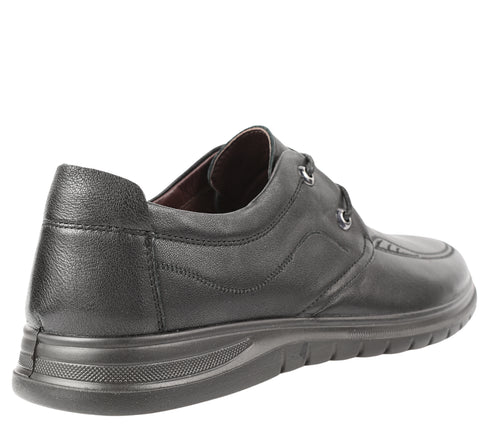 Pantofi casual, barbati, MELS, 808113 negru, piele naturala